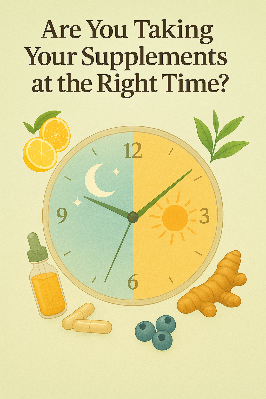 Are You Taking Your Supplements at the Right Time?
