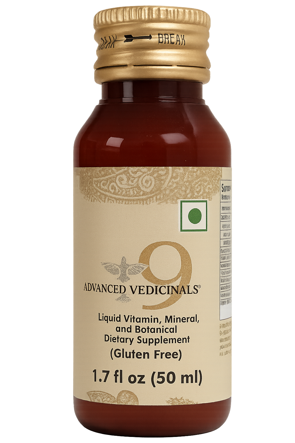 Vedicinals®9 Advanced - 9 Bioactive Compounds with 14 Liquid Bottles per Box