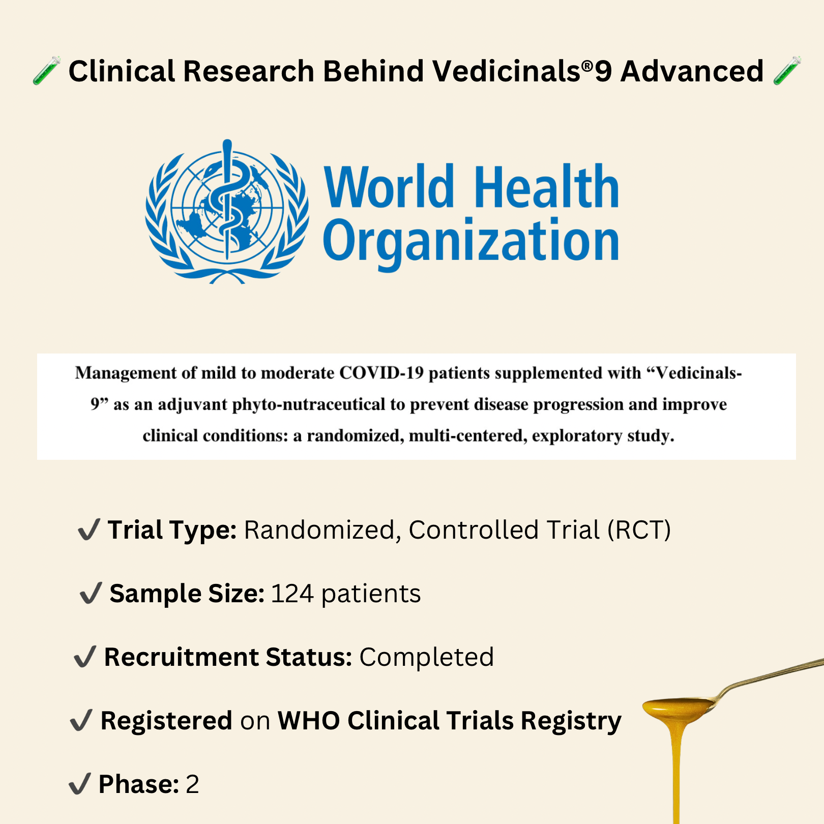 The Science Behind Vedicinals®9 Advanced: Research and Trials