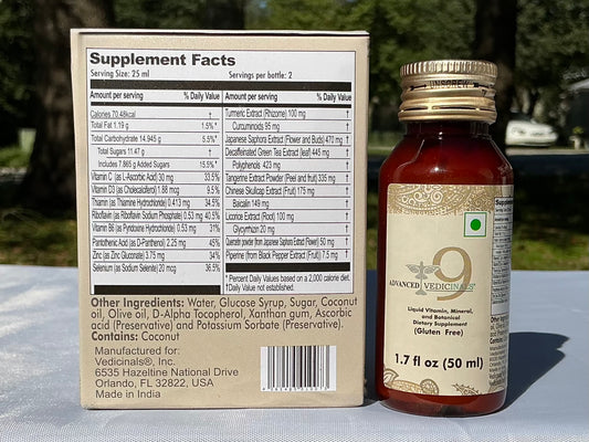 Vedicinals9 Advanced -  3 Pack