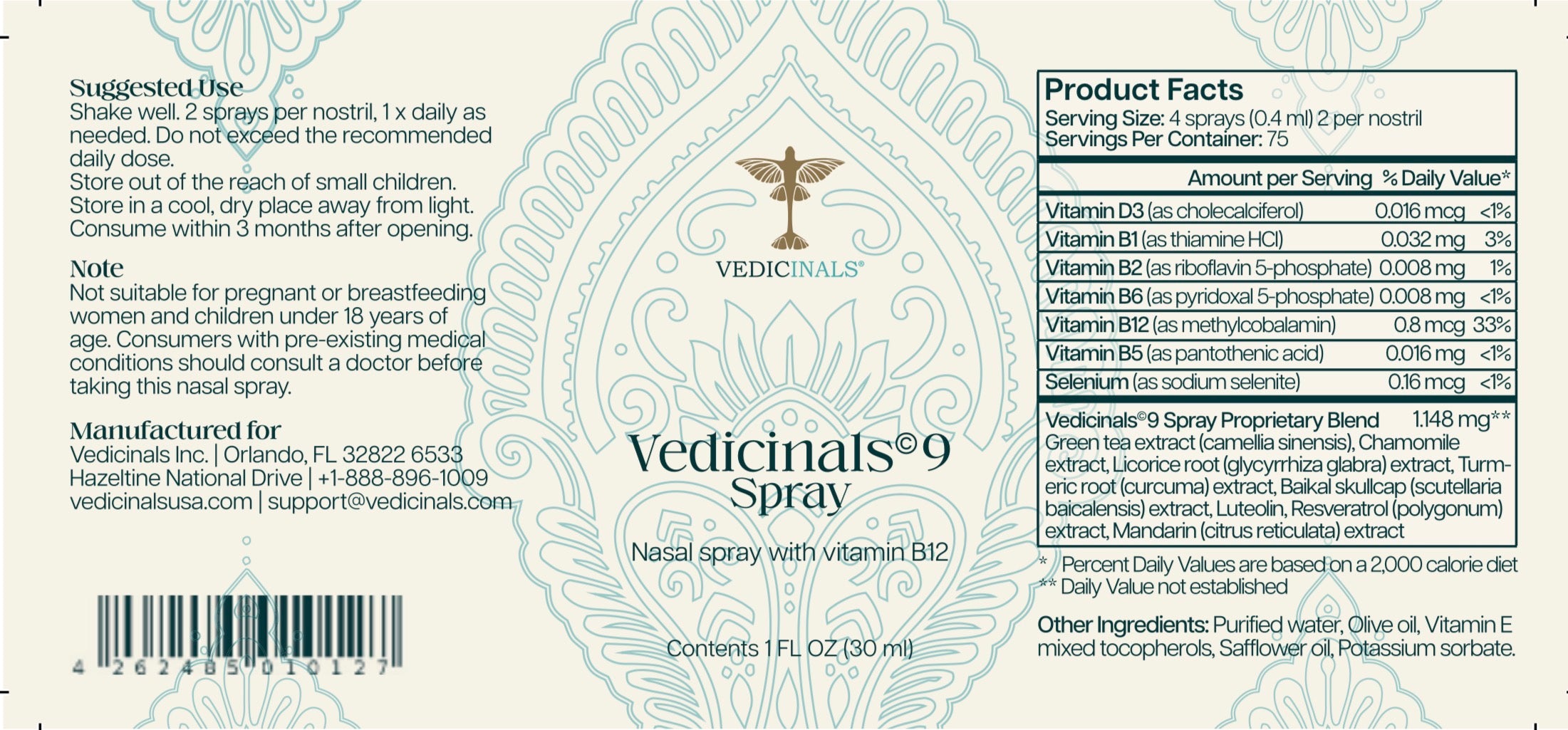 Spray - Vedicinals®9