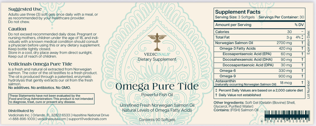 Vedicinals®9 Bundle – Vitamin, Mineral & Oil Blend for Detox & Immunity | Fish Oil Omega & Gluten-Free